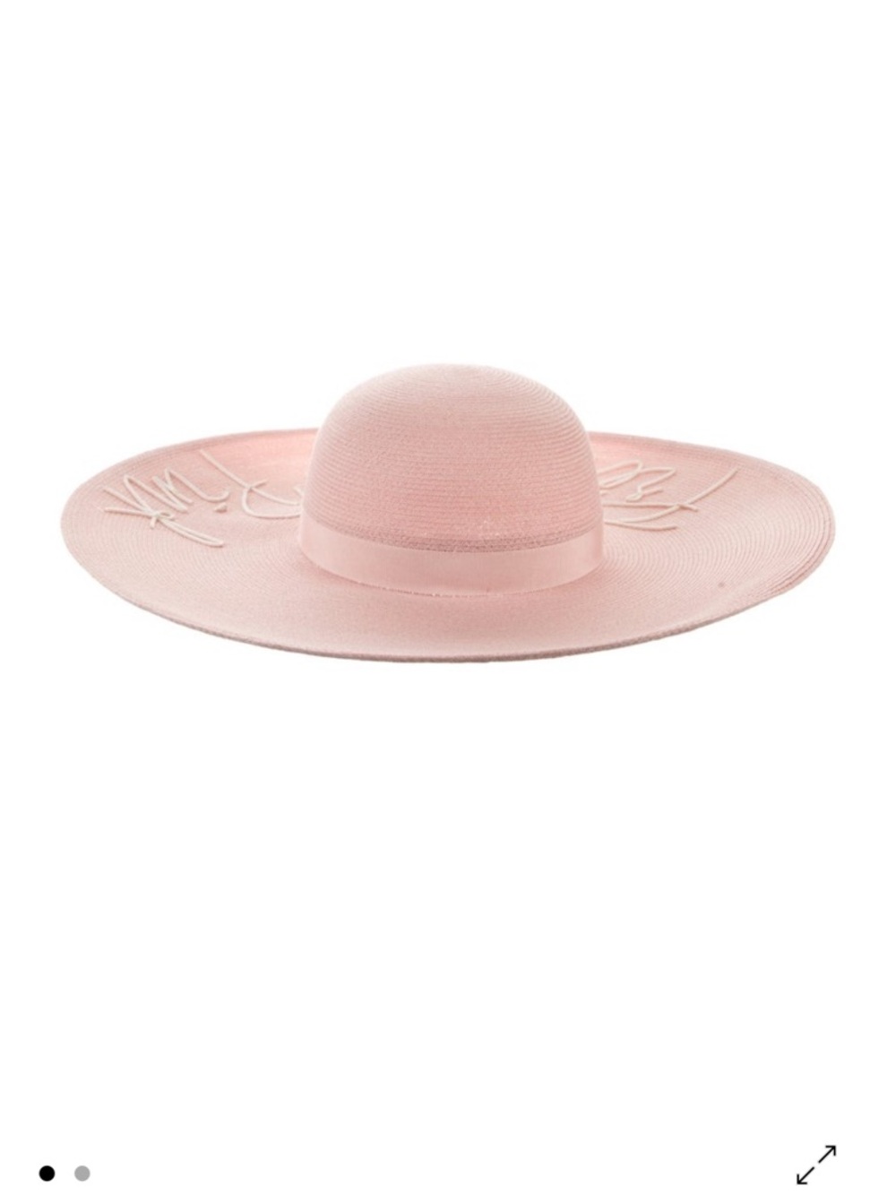 Eugenia Kim Hat Pretty In a pink Wide-Brim SunHat Floppy New $425
